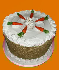 Image 3 of Medium size Fake Food/Iced Carrot Cake/ fake food/ fake cake/carrots/photo prop/prop cake/home st...