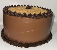 Image 3 of Large size Classic German Chocolate cake 8x4"/fake food/fakecake/artificial cake/artificial cake/...
