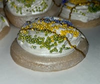 Image 3 of Brighten up any Mardi Gras/very classy/fake food/fake cookies/home decoration/fake frosted cookie...