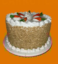 Image 4 of Medium size Fake Food/Iced Carrot Cake/ fake food/ fake cake/carrots/photo prop/prop cake/home st...