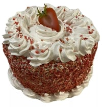 Image 4 of Medium size,Fake Food Strawberry Shortcake 6x6” (ON SALE!)