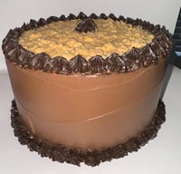 Image 4 of Large size Classic German Chocolate cake 8x4"/fake food/fakecake/artificial cake/artificial cake/...