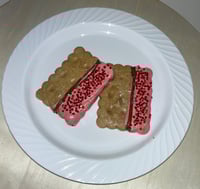 Image 1 of FAKERY BAKERY SHOP dipped cookies/ fake food/fake cookies/home decoration/fake frosted cookies wi...
