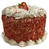 Image 5 of Medium size,Fake Food Strawberry Shortcake 6x6” (ON SALE!)