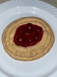 Image 1 of Danish fake food/ fake food/fake danish/home decoration/fake danish with cherry filling/ durable/...