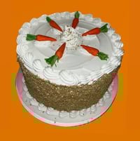 Image 6 of Medium size Fake Food/Iced Carrot Cake/ fake food/ fake cake/carrots/photo prop/prop cake/home st...