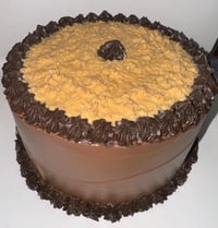 Image 6 of Large size Classic German Chocolate cake 8x4"/fake food/fakecake/artificial cake/artificial cake/...