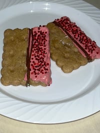 Image 3 of FAKERY BAKERY SHOP dipped cookies/ fake food/fake cookies/home decoration/fake frosted cookies wi...