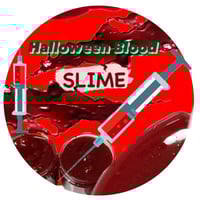 Image 7 of Blood Slime /Halloween/ Unsented/ Dark Red Color/Slime/Thick unscented Slime/7 once/Best Texture ...