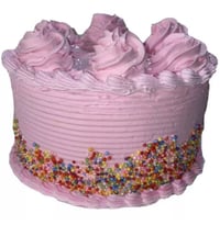 Image 2 of Fake Food, Party In Pink Cake, With Sprinkles 8x6”