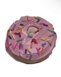 Image 5 of Strawberry Pink with sprinkles/exciting fake food doughnuts/fake food/home decoration//very durab...