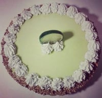 Image 1 of Big Fake Pie, Creamy Pie, Lime Cream Pie, Nut Crumbs on the edge 10x3” in foil pan