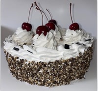 Image 1 of Fake Food Chocolate Short Cake Cheesecake, Cake 8x5”
