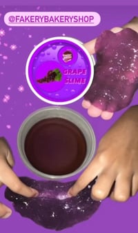 Image 2 of Water Slime, Grape Scented, Purple Color, Slime, Thick Scented Slime 7 once. Best Texture Summer,...