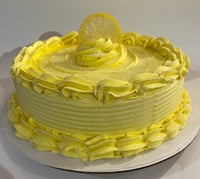 Image 3 of FAKE FOOD, Lemon Cake, yellow, cake, centerpiece