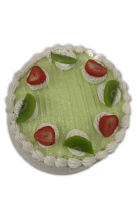 Image 2 of FAKE FOOD, Delicious Happy Times, Kiwi Strawberries and Cream Cake, dessert, fruit, Cake, centerp...