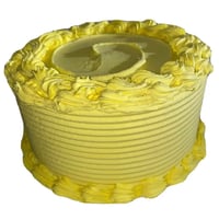 Image 1 of FAKE FOOD/Little Lovely Lemon Cake/artificial cake/ artificial food/ fake lemon cake/ centerpiece...