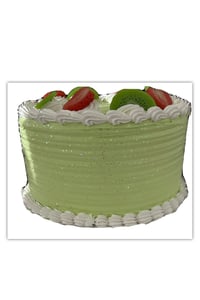 Image 3 of FAKE FOOD, Delicious Happy Times, Kiwi Strawberries and Cream Cake, dessert, fruit, Cake, centerp...