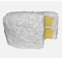 Image 4 of Fake food, coconut cake with slice out, centerpiece, faux cake, fake cake, 6 inch Width by 4 inch...