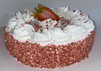 Image 4 of Fake food/ Pretend Dessert/ strawberry shortcake cheesecake/ faux cake/artificial cake/strawberry...