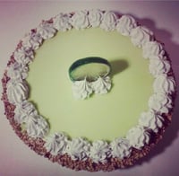 Image 3 of Fake Pie, Creamy Pie, Lime Cream Pie, Nut Crumbs on the edge 6x3” in foil pan