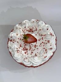 Image 5 of Fake food/ Pretend Dessert/ strawberry shortcake cheesecake/ faux cake/artificial cake/strawberry...