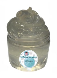 Image 1 of Water Slime, Water Slime, NO SCENT, CLEAR Color, Slime, Thick Slime 6 once. Best Textured, Fun, g...