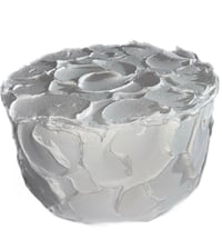 Image 1 of 6” Round and 3” TALL, fake food, Creamy Classic Swirl VANILLA CAKE