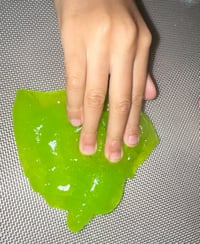 Image 5 of Water Slime, Lime Scented, Lime Green Color, Slime, Thick Scented Slime 7 once. Best Texture Summ...