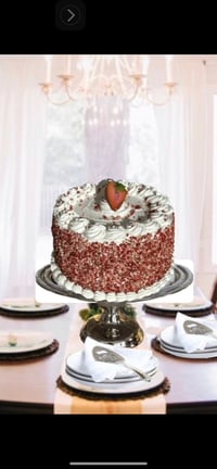 Image 5 of Fake Food/ Big Strawberry Shortcake/Pretend Dessert/strawberry shortcake/prop cake/faux cake/fake...