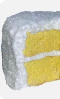 Image 5 of Fake food, coconut cake with slice out, centerpiece, faux cake, fake cake, 8 inch Width by 4 inch...