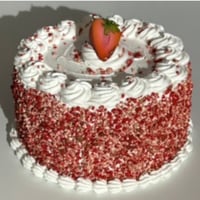 Image 1 of Fake Food/ Big Strawberry Shortcake/Pretend Dessert/strawberry shortcake/prop cake/faux cake/fake...