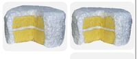Image 7 of Fake food, coconut cake with slice out, centerpiece, faux cake, fake cake, 8 inch Width by 4 inch...