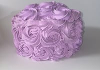 Image 6 of FAKE FOOD/ Light Purple Rose Cake/fake rose cake/ faux rose cake/ centerpiece/ inch Width x 5 i...