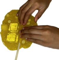 Image 10 of Water Jelly Cube Slime, Water Slime, Ice Cold Lemonade Scented, Ice Cube, yellow Color, Slime, Th...