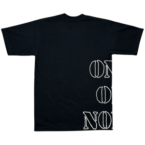 SIDE PRINT T-SHIRT BLACK
