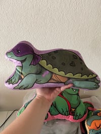 Image 4 of Pre-Order: Baby Turtle Pillow Plush (Fully Stuffed)