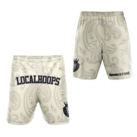 LocalHoops Paisley Shorts - Off White