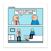Image of Nasty Bug print - signed