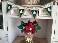 Image 1 of #3 Rustic Christmas Bunting - 10 Flags