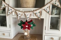 Image 2 of #5 Rustic Christmas Bunting - 10 Flags