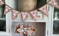 Image 2 of #6 Rustic Christmas Bunting - 10 Flags