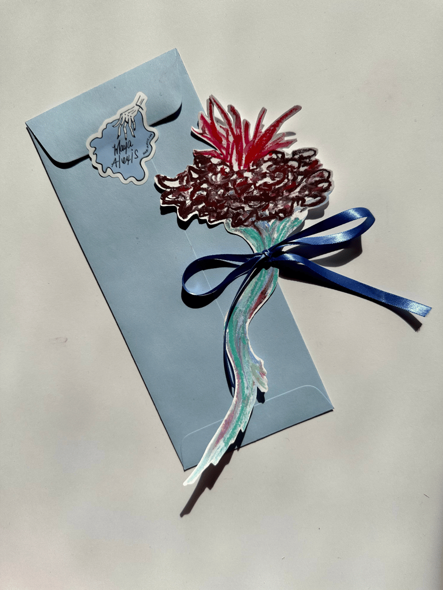 Image of Hand-Drawn Decorative Flower