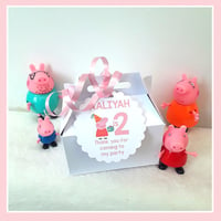 Image 4 of Personalised Peppa Pig Inspired Cupcake Picks,Peppa Pig Food Picks,Peppa Pig Party Decor