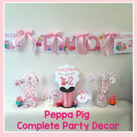 Image 8 of Personalised Peppa Pig Inspired Cupcake Picks,Peppa Pig Food Picks,Peppa Pig Party Decor