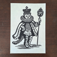 Image of The cat purrince