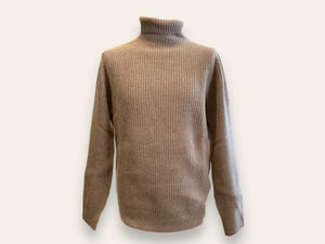 Image of Turtleneck sweater tobacco by F.aR.