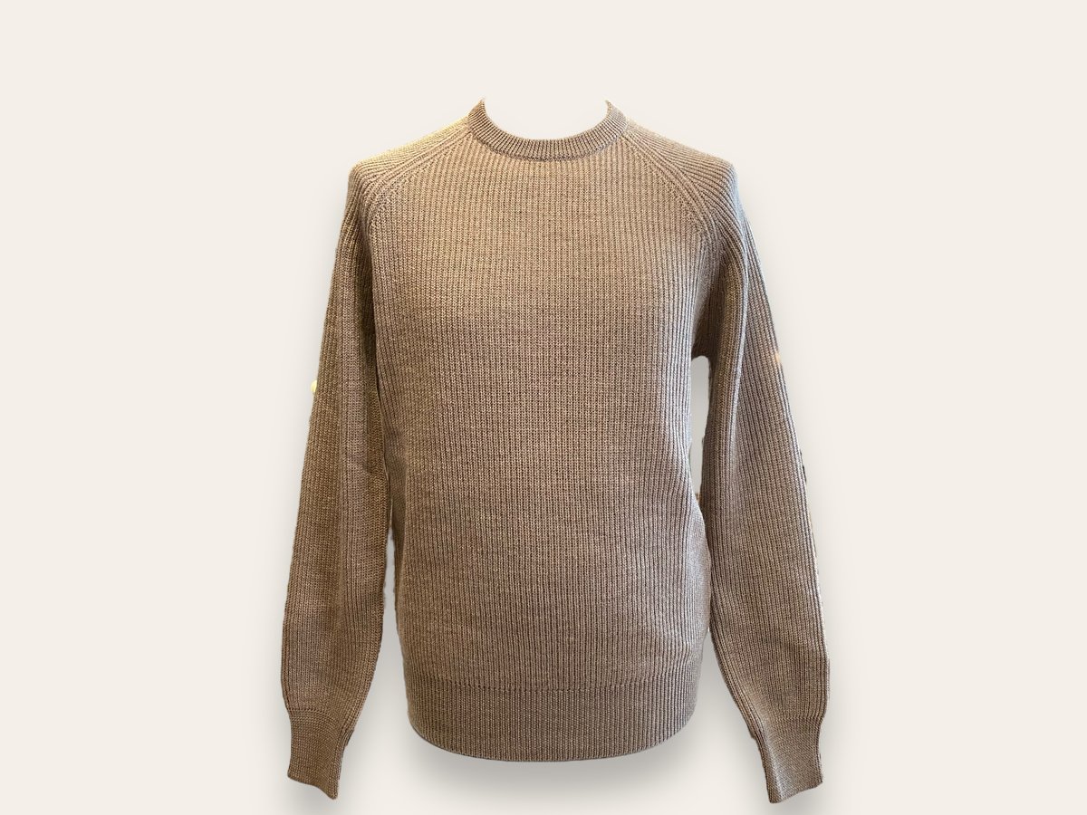 Image of Crewneck sweater tobacco by F.aR.