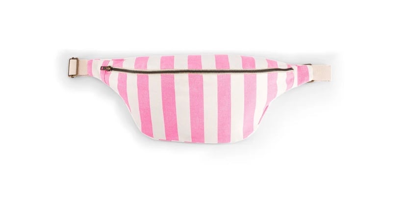 Image of Neon pink and white bum bag