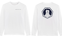 ALS Shiftshack Logo Longsleeve Tee (White)